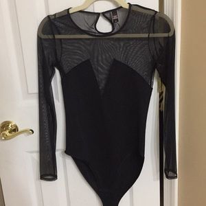 Victoria secret black body suit